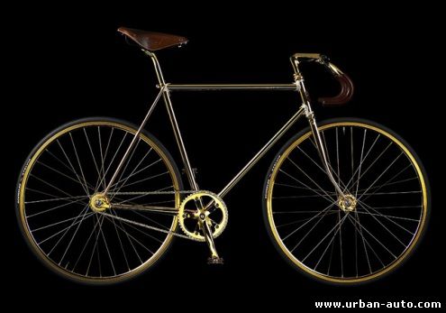 Золотой велосипед от Aurumania